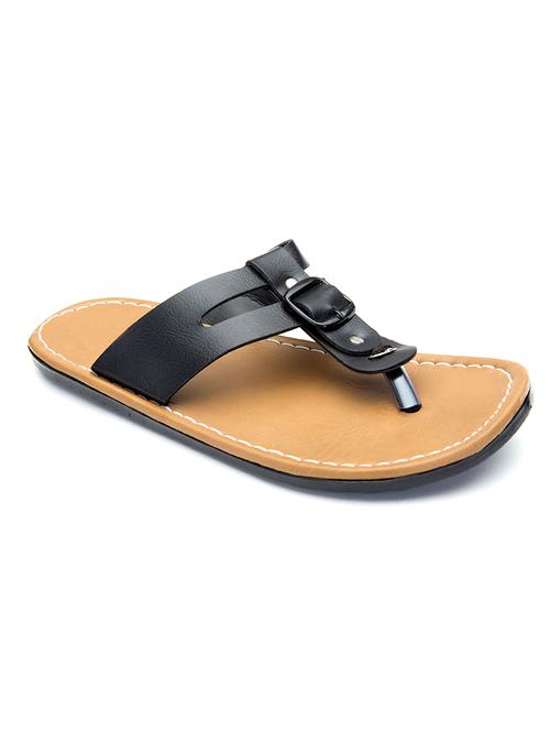 men black slip on sandal - 19747581 - Very Small Image - 1