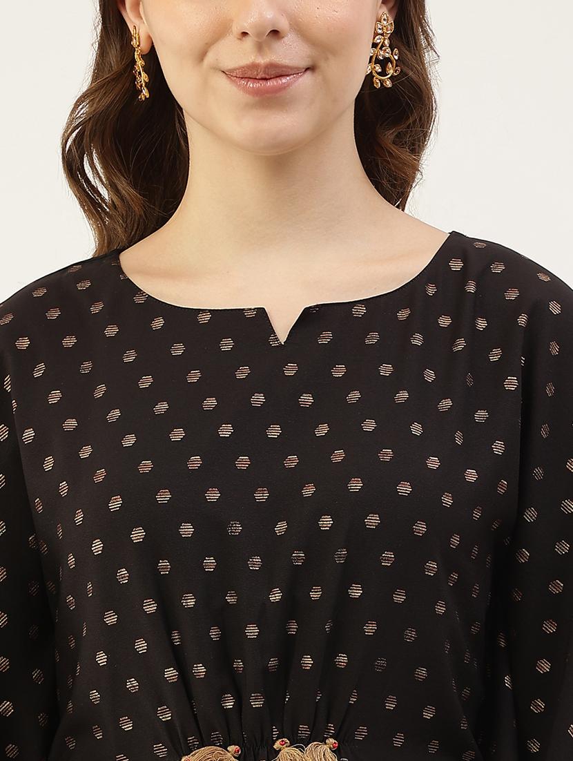 printed notch neck kaftan set - 19749641 - Standard Image - 4