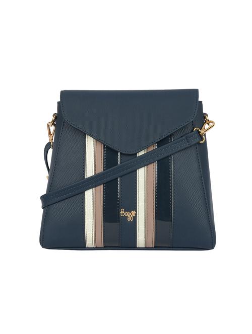 blue cotton polyester blend regular backpack - 19750582 - Very Small Image - 1