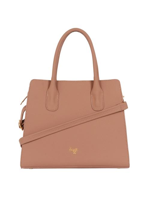 pink cotton polyester blend regular satchel - 19750816 - Very Small Image - 1