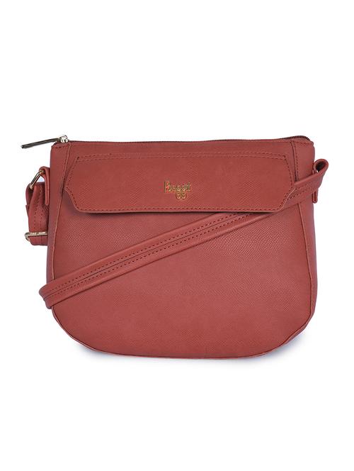 red cotton polyester blend sling bag - 19751007 - Very Small Image - 1