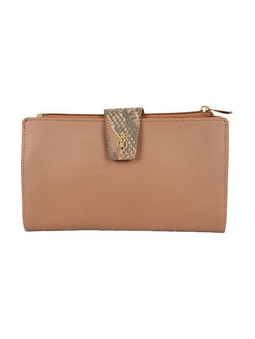 beige cotton polyester blend wallet - 19751174 - Very Small Image - 1