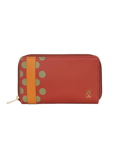 red cotton polyester blend wallet - 19751227 - Very Small Image - 1