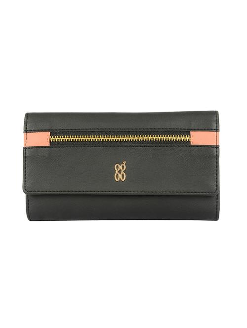 black cotton polyester blend wallet - 19751248 - Very Small Image - 1