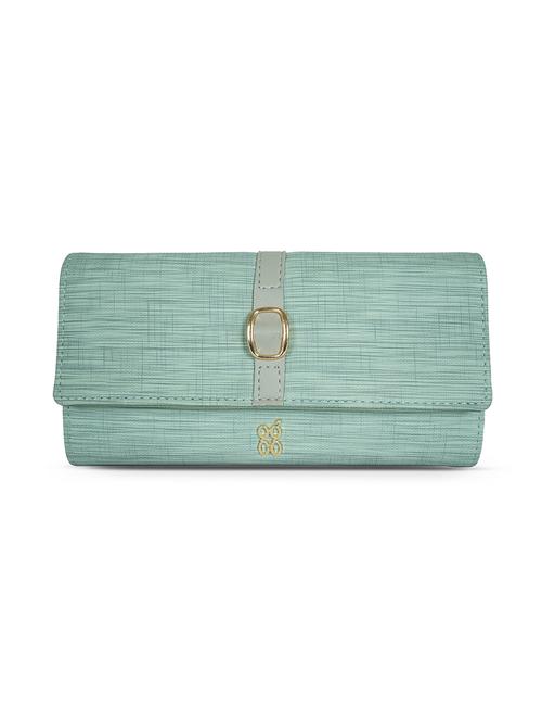 green cotton polyester blend wallet - 19751257 - Very Small Image - 1