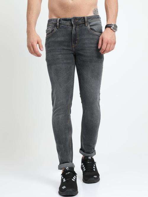 mens skinny fit plain jeans - 19751432 - Very Small Image - 1