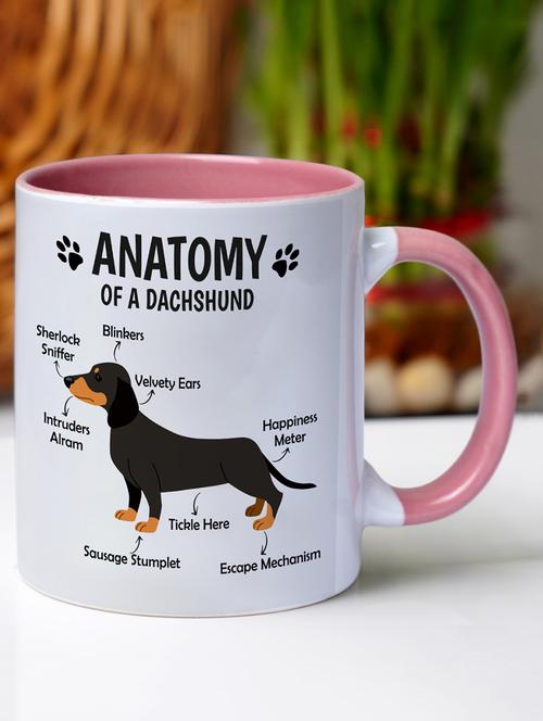 crazy corner pomeranian printed mug - 19751810 - Very Small Image - 1