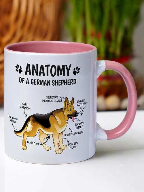 crazy corner pomeranian printed mug - 19751812 - Very Small Image - 1