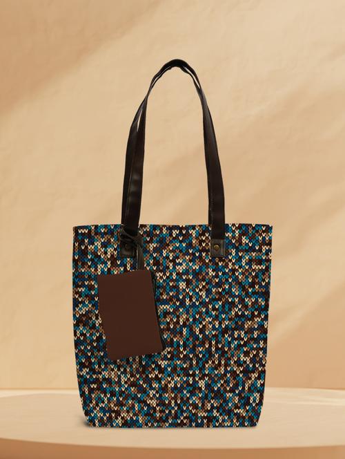 printed canvas regular tote - 19753065 - Very Small Image - 1