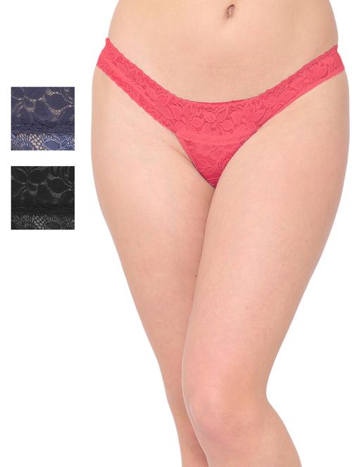pack of 3 thongs panty - 19756195 - Very Small Image - 1