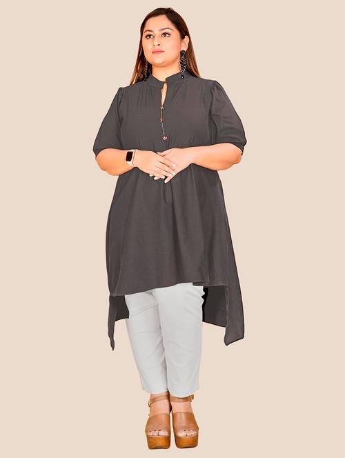 solids high-low tunic - 19756475 - Very Small Image - 1