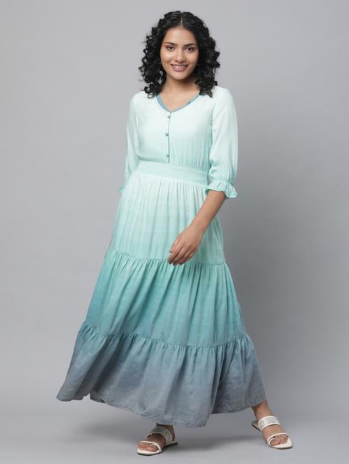 women's tiered dress ombre dress - 19757668 - Very Small Image - 1