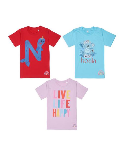 boys pack of 3  printed t-shirt - 19760918 - Very Small Image - 1
