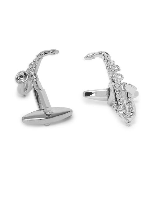 grey metal cufflink - 19761331 - Very Small Image - 1