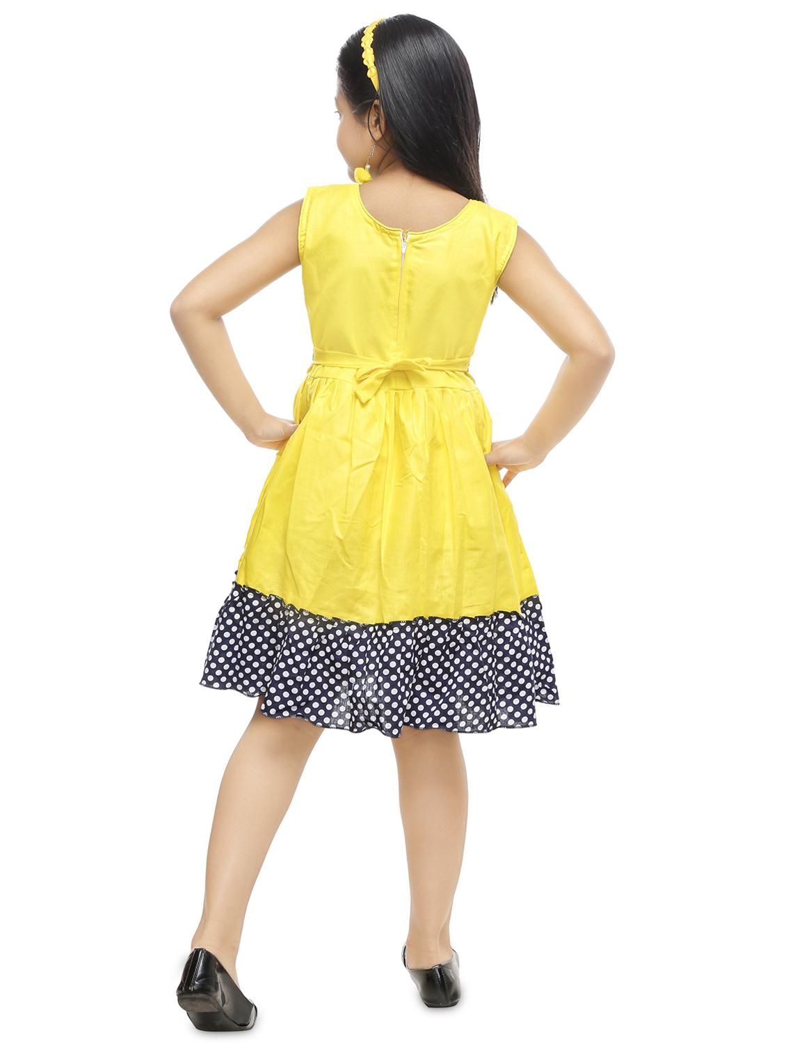 girls round neck sleeveless frock - 19765817 - Standard Image - 2