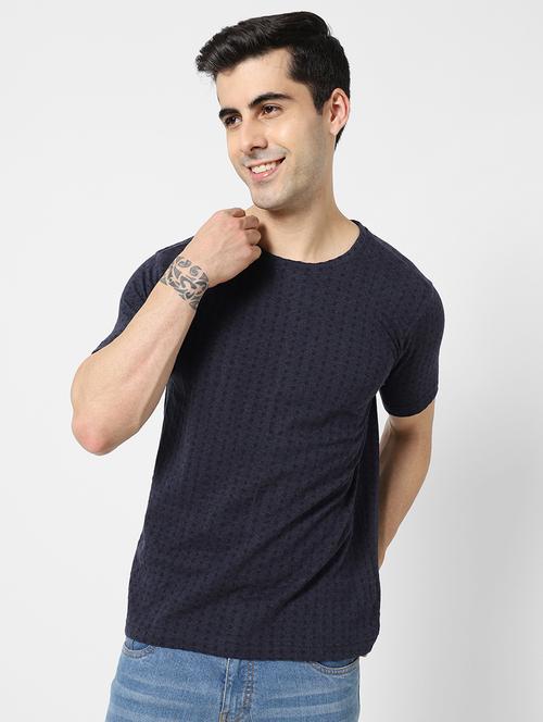 textured regular t-shirt - 19766507 - Very Small Image - 1