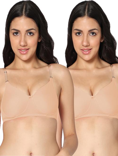 pack of 2 solid push up bra - 19771633 - Very Small Image - 1