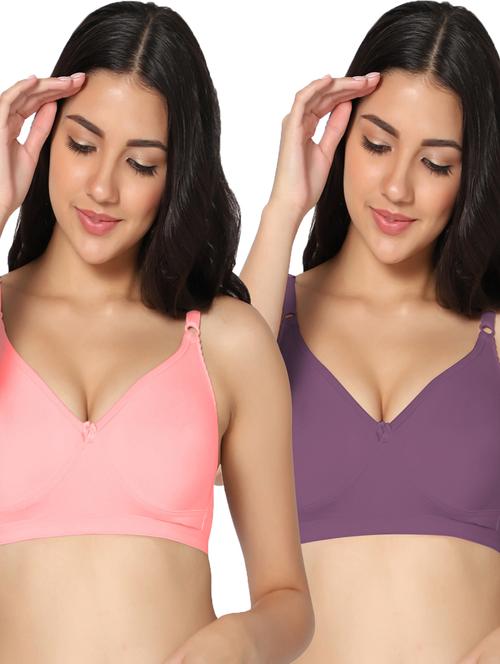 pack of 2 solid t-shirt bra - 19771719 - Very Small Image - 1
