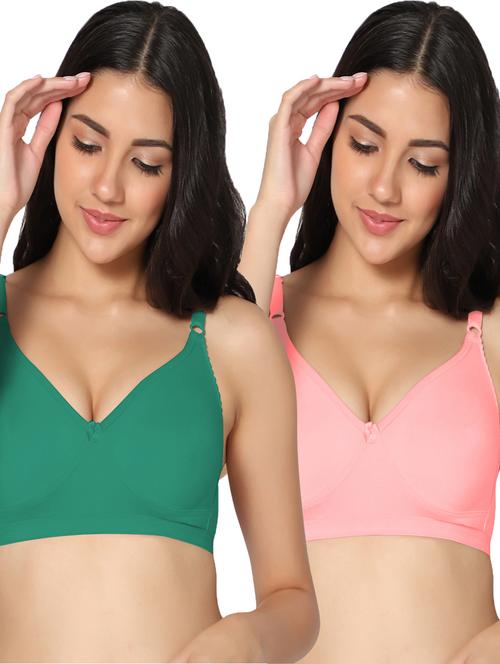 pack of 2 solid t-shirt bra - 19771725 - Very Small Image - 1