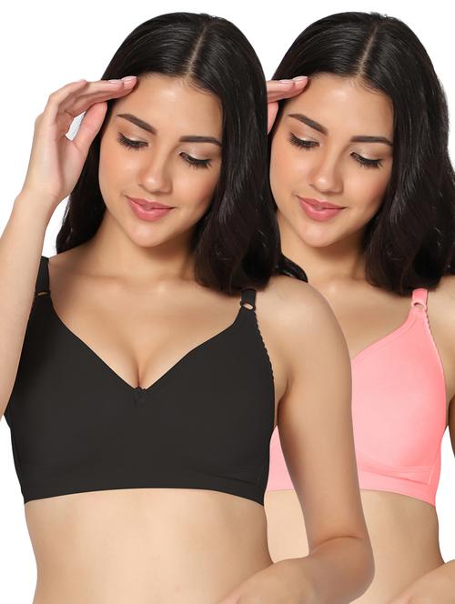 multi colored cotton tshirt bra - 19771748 - Very Small Image - 1