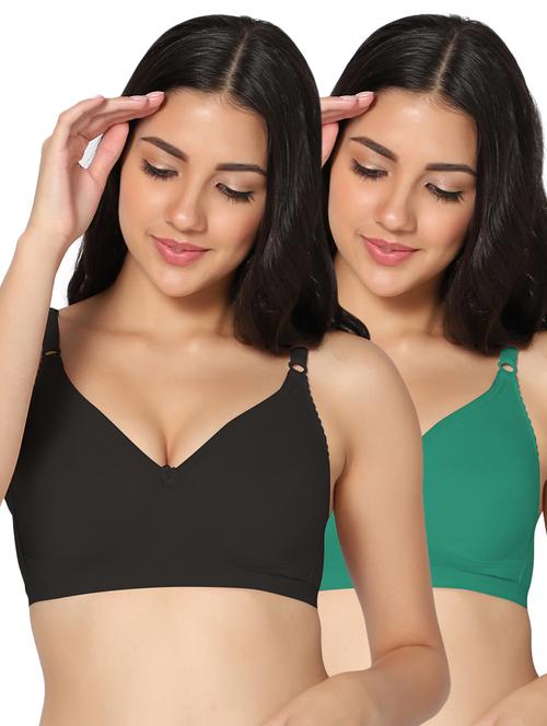 multi colored cotton tshirt bra - 19771755 - Very Small Image - 1