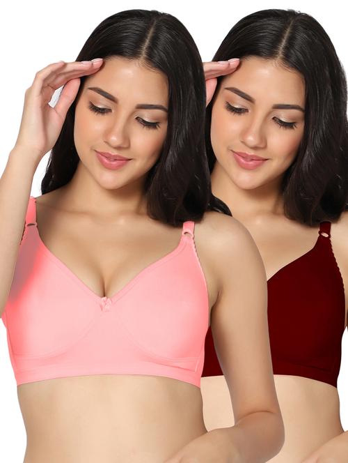 multi colored cotton tshirt bra - 19771772 - Very Small Image - 1