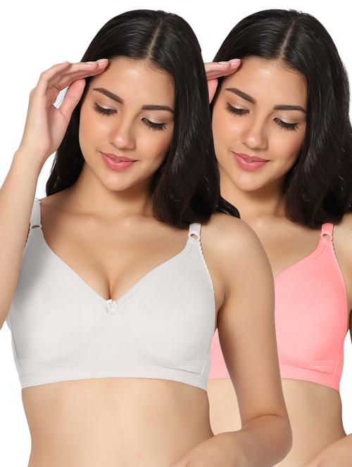 multi colored cotton tshirt bra - 19771776 - Very Small Image - 1