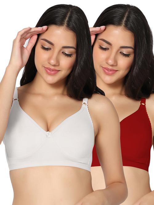 multi colored cotton tshirt bra - 19771782 - Very Small Image - 1