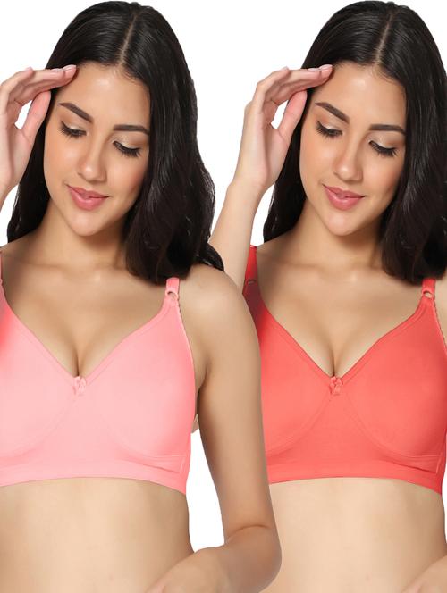 pack of 2 solid t-shirt bra - 19771827 - Very Small Image - 1