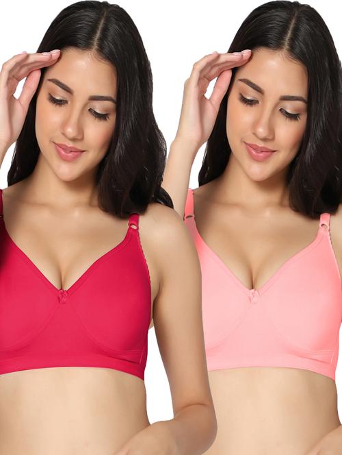 pack of 2 solid t-shirt bra - 19771833 - Very Small Image - 1
