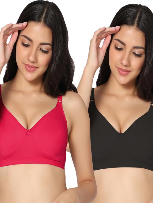 pack of 2 solid t-shirt bra - 19771848 - Very Small Image - 1