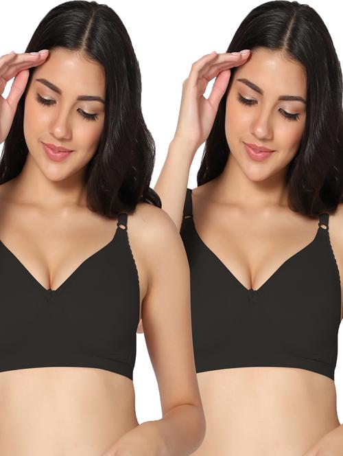 pack of 2 solid t-shirt bra - 19771849 - Very Small Image - 1