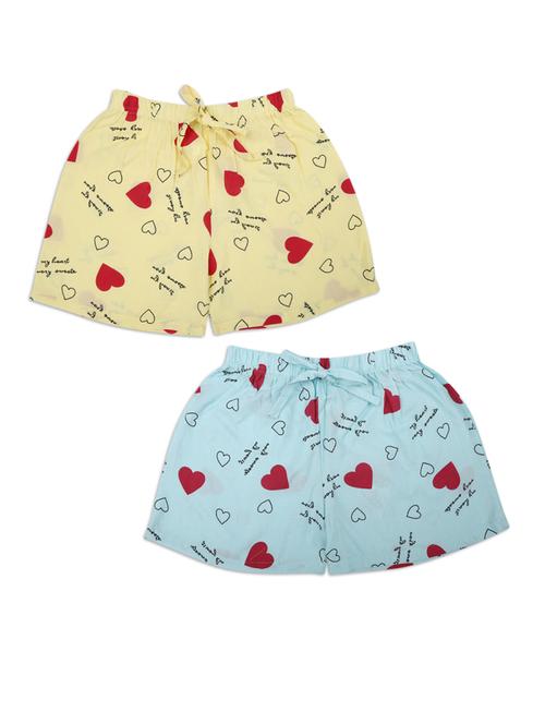 pack of 2 mid rise printed shorts - 19772418 - Very Small Image - 1