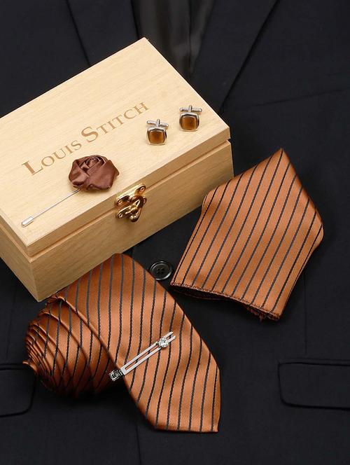louis stitch mens necktie suit accessories set  - 19775953 - Very Small Image - 1
