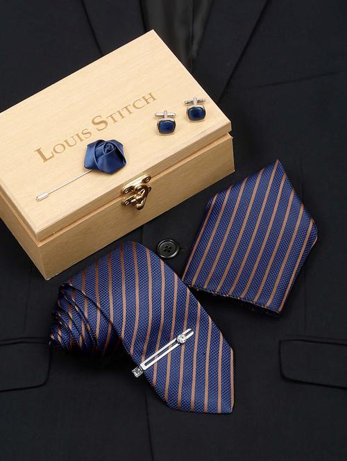 louis stitch mens necktie suit accessories set  - 19775957 - Very Small Image - 1