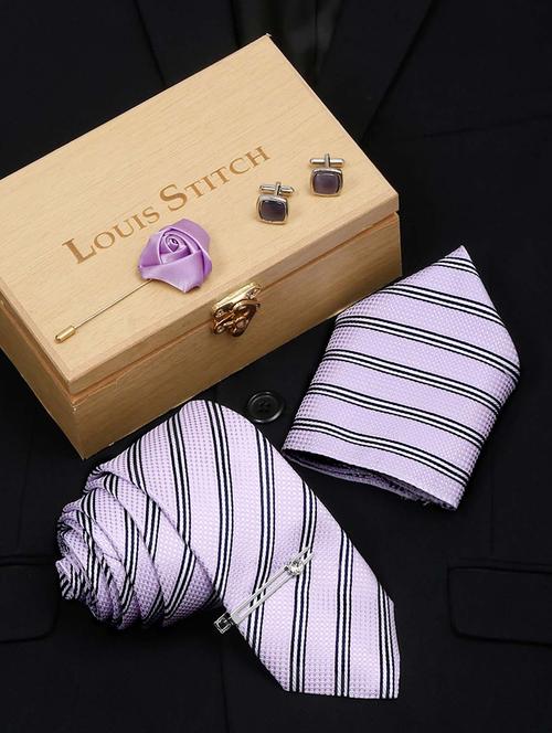louis stitch mens necktie suit accessories set  - 19775959 - Very Small Image - 1
