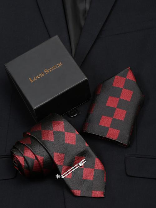 louis stitch mens necktie suit accessories set  - 19776064 - Very Small Image - 1