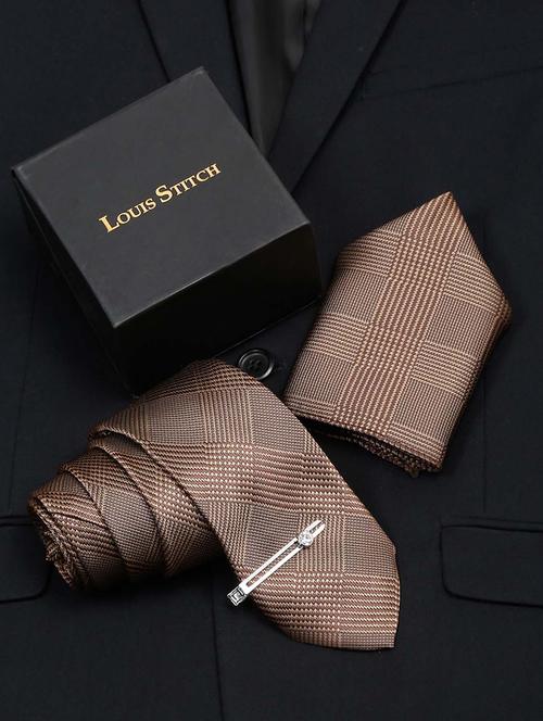 louis stitch mens necktie suit accessories set  - 19776066 - Very Small Image - 1