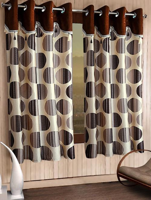 cortina designer eyelet printed home curtains - 19779636 - Very Small Image - 1