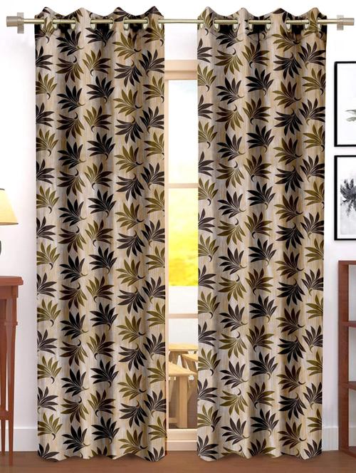 stylish and attractive printed curtains - pack of 1 - 19779744 - Very Small Image - 1