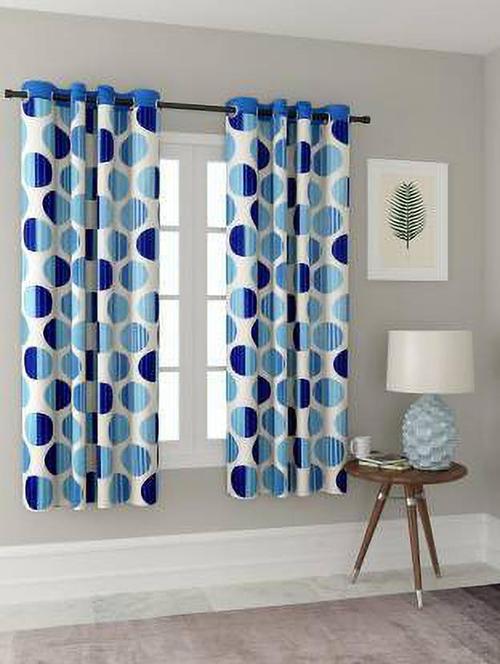 cortina designer eyelet printed home curtains - 19779752 - Very Small Image - 1