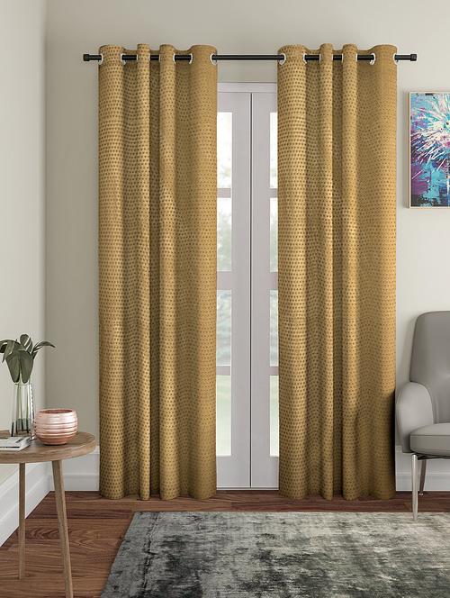 Cortina Designer Eyelet Solid Home Curtains - 19779832 - Very Small Image - 1