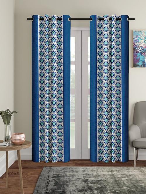 stylish and attractive printed curtains - set of 2 - 19780258 - Very Small Image - 1