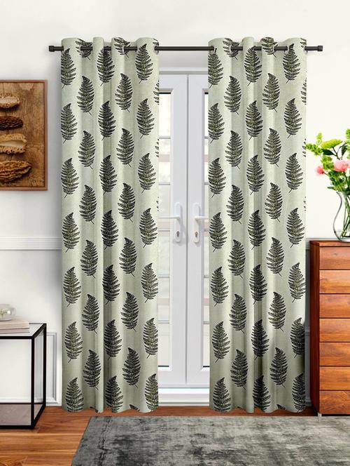 pack of 2 printed door curtain - 19780384 - Very Small Image - 1