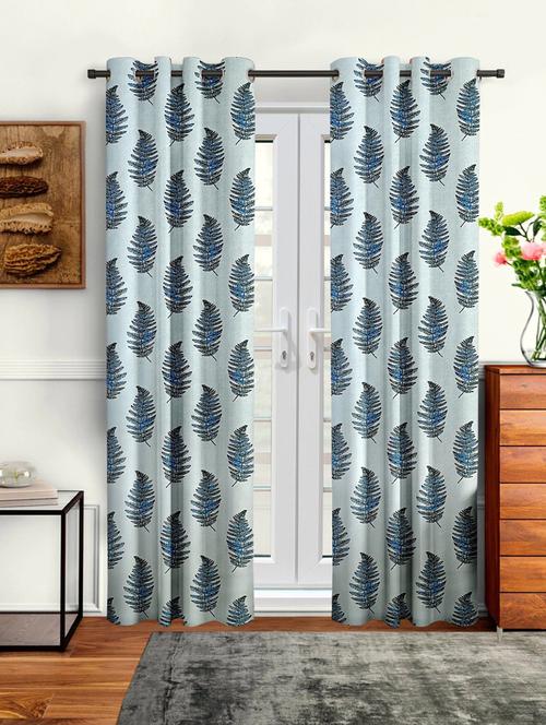 pack of 2 printed door curtain - 19780400 - Very Small Image - 1