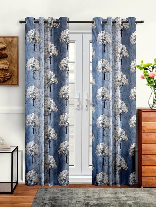 pack of 2 printed door curtain - 19780415 - Very Small Image - 1