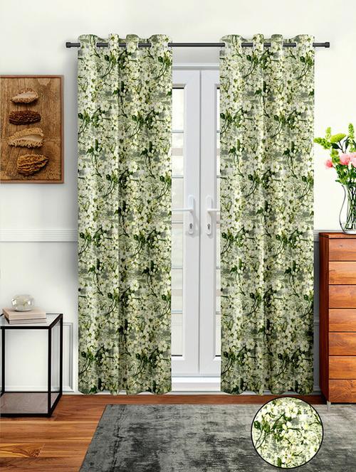 cortina designer eyelet printed home curtains - 19780426 - Very Small Image - 1
