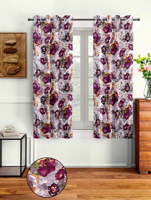 pack of 2 printed window curtains - 19780433 - Very Small Image - 1