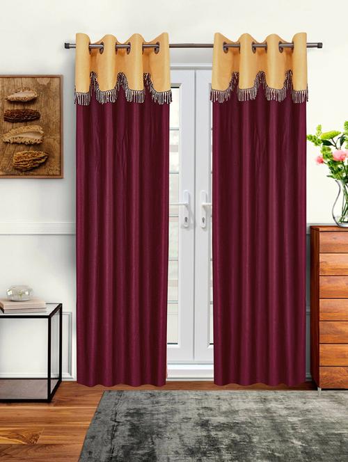 pack of 2 door curtain - 19780463 - Very Small Image - 1
