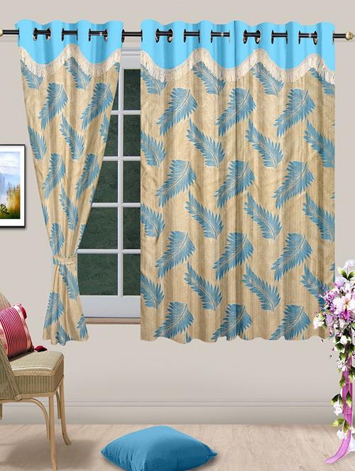 cortina designer eyelet printed home curtains - 19780478 - Very Small Image - 1